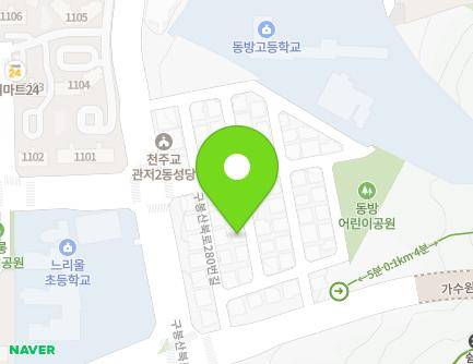 16-10 Gubongsanbuk-ro 280beon-gil, Seo-gu, Daejeon, Republic of Korea Map