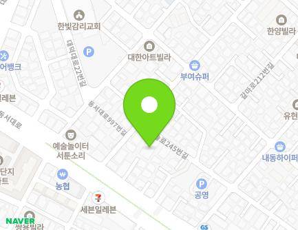 57 Dosol-ro 245beon-gil, Seo-gu, Daejeon, Republic of Korea Map