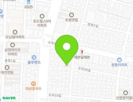 65 Doma 16-gil, Seo-gu, Daejeon, Republic of Korea Map