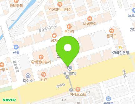 1149 Gyebaek-ro, Seo-gu, Daejeon, Republic of Korea Map