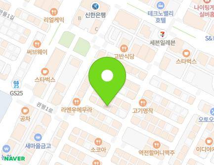 8-7 Gwandeul 2-gil, Yuseong-gu, Daejeon, Republic of Korea Map