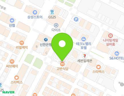 7-3 Gwanpyeong 2-ro, Yuseong-gu, Daejeon, Republic of Korea Map