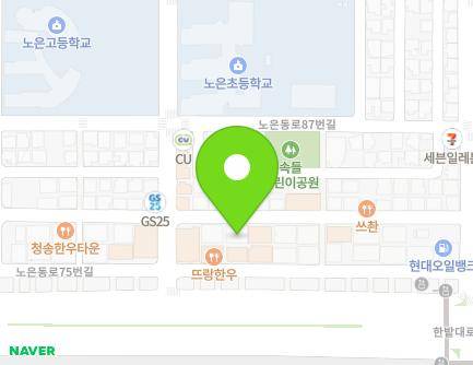 41 Noeundong-ro 79beon-gil, Yuseong-gu, Daejeon, Republic of Korea Map