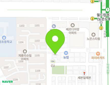 2 Wanggabong-ro 24beon-gil, Yuseong-gu, Daejeon, Republic of Korea Map