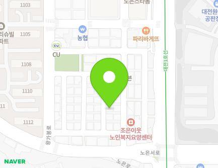 19-10 Wanggabong-ro 2beon-gil, Yuseong-gu, Daejeon, Republic of Korea Map