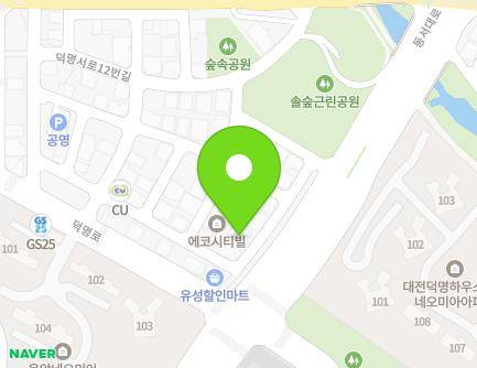 45 Deongmyeongseo-ro 2beon-gil, Yuseong-gu, Daejeon, Republic of Korea Map