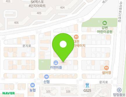 37-11 Munji-ro 316beon-gil, Yuseong-gu, Daejeon, Republic of Korea Map