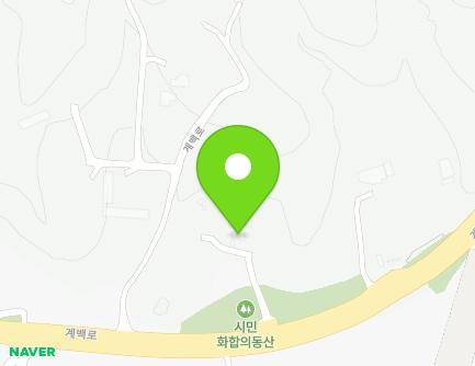 351-20 Gyebaek-ro, Yuseong-gu, Daejeon, Republic of Korea Map