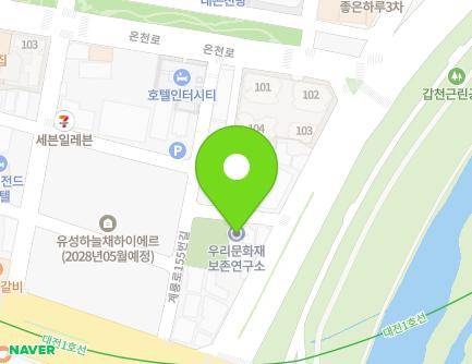 26-10 Gyeryong-ro 155beon-gil, Yuseong-gu, Daejeon, Republic of Korea Map