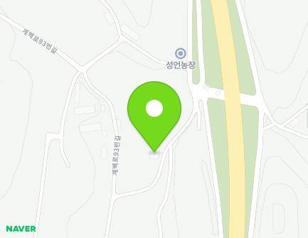 417 Gyebaek-ro 93beon-gil, Yuseong-gu, Daejeon, Republic of Korea Map