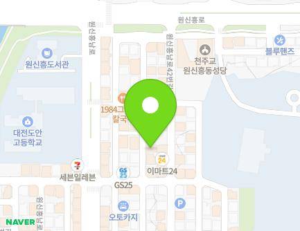 11-10 Wonsinheungnam-ro 42beon-gil, Yuseong-gu, Daejeon, Republic of Korea Map