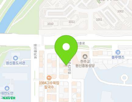 19-31 Wonsinheungnam-ro 42beon-gil, Yuseong-gu, Daejeon, Republic of Korea Map