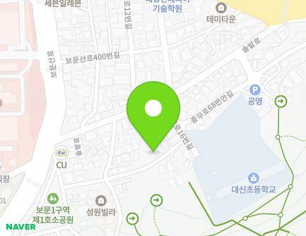 2-20 Solbat-ro 16beon-gil, Jung-gu, Daejeon, Republic of Korea Map
