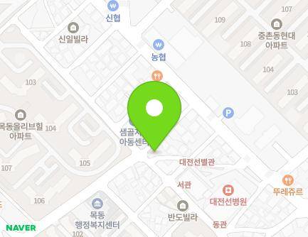 12-3 Mokjung-ro 35beon-gil, Jung-gu, Daejeon, Republic of Korea Map