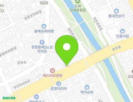 169 Chungmu-ro, Jung-gu, Daejeon, Republic of Korea Map