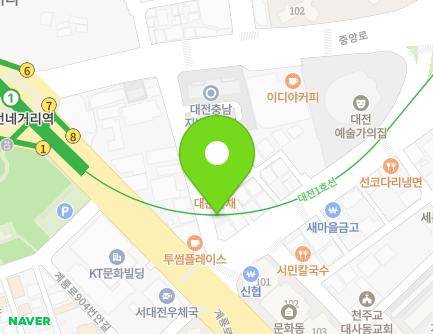 31 Jungang-ro 16beon-gil, Jung-gu, Daejeon, Republic of Korea Map