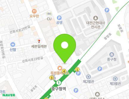 77 Jungang-ro, Jung-gu, Daejeon, Republic of Korea Map