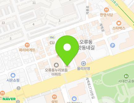 1711 Gyebaek-ro, Jung-gu, Daejeon, Republic of Korea Map