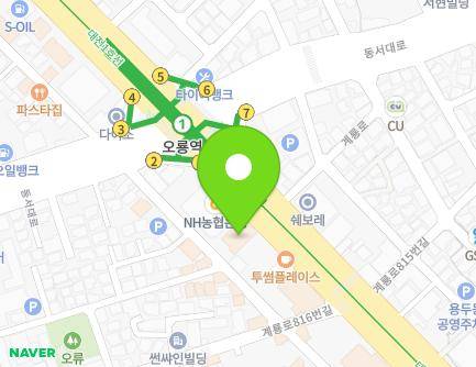 804 Gyeryong-ro, Jung-gu, Daejeon, Republic of Korea Map