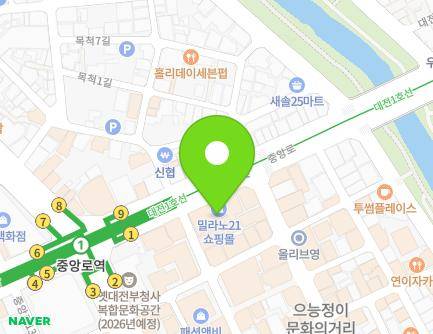160 Jungang-ro, Jung-gu, Daejeon, Republic of Korea Map