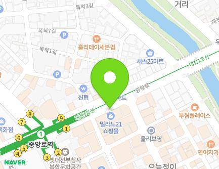 160-1 Jungang-ro, Jung-gu, Daejeon, Republic of Korea Map
