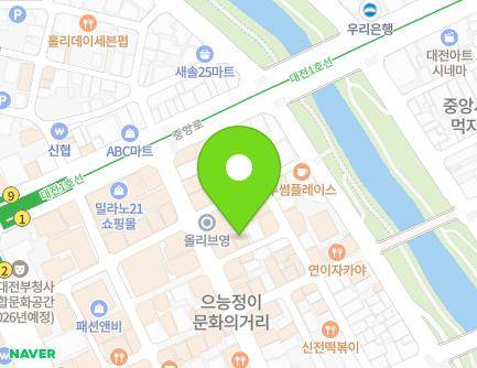 21-7 Jungang-ro 164beon-gil, Jung-gu, Daejeon, Republic of Korea Map