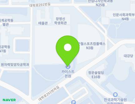 291 Daehak-ro, Yuseong-gu, Daejeon, Republic of Korea Map