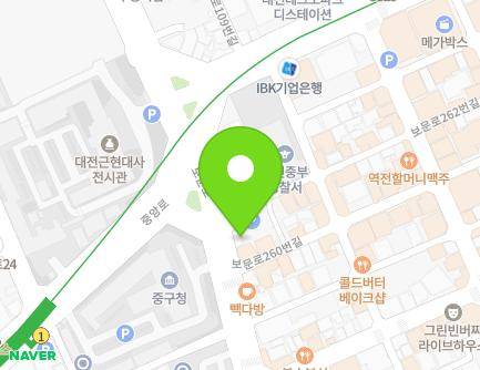 262 Bomun-ro, Jung-gu, Daejeon, Republic of Korea Map