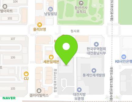 711 Hanbat-daero, Seo-gu, Daejeon, Republic of Korea Map