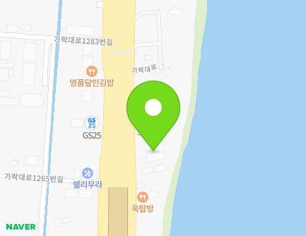 1268 Garak-daero, Gangseo-gu, Busan, Republic of Korea Map