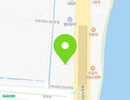 1249 Garak-daero, Gangseo-gu, Busan, Republic of Korea Map