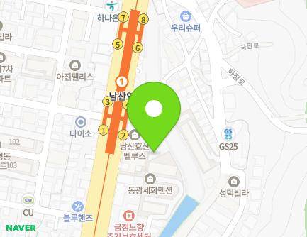 2018-3 Jungang-daero, Geumjeong-gu, Busan, Republic of Korea Map