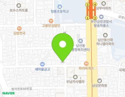 24 Palsong-ro 7beon-gil, Geumjeong-gu, Busan, Republic of Korea Map