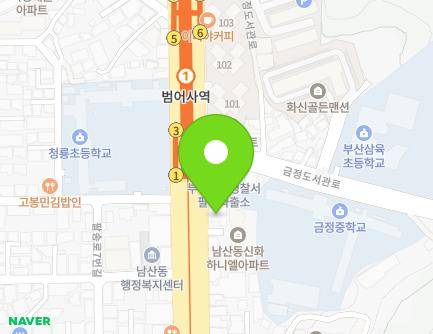 2102 Jungang-daero, Geumjeong-gu, Busan, Republic of Korea Map