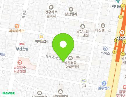 17 Haksan-ro 7beon-gil, Geumjeong-gu, Busan, Republic of Korea Map