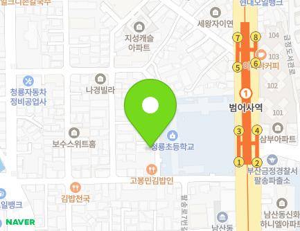 7 Palsong-ro 12beon-gil, Geumjeong-gu, Busan, Republic of Korea Map