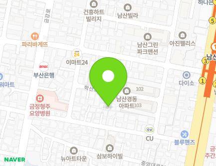 21-5 Haksan-ro 7beon-gil, Geumjeong-gu, Busan, Republic of Korea Map