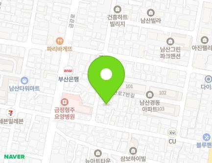 27-4 Haksan-ro 7beon-gil, Geumjeong-gu, Busan, Republic of Korea Map