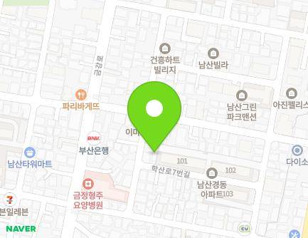 30 Haksan-ro 7beon-gil, Geumjeong-gu, Busan, Republic of Korea Map