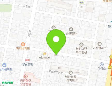 25 Haksan-ro 13beon-gil, Geumjeong-gu, Busan, Republic of Korea Map
