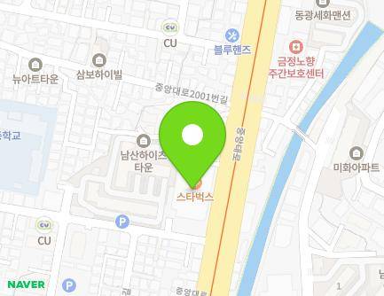 1989 Jungang-daero, Geumjeong-gu, Busan, Republic of Korea Map