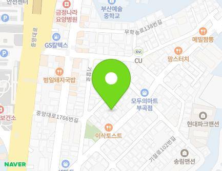 32-2 Jungang-daero 1766beon-gil, Geumjeong-gu, Busan, Republic of Korea Map