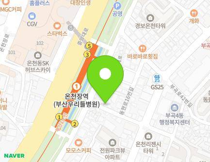 5 Osige-ro 28beon-gil, Geumjeong-gu, Busan, Republic of Korea Map