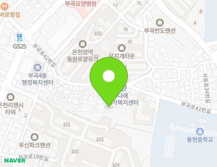 40-12 Bugok-ro 42beon-gil, Geumjeong-gu, Busan, Republic of Korea Map