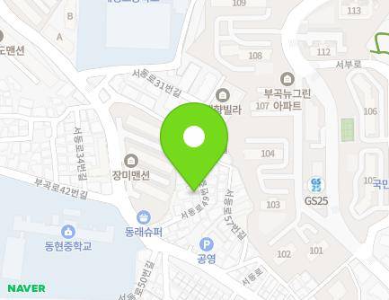 17 Seodong-ro 49beon-gil, Geumjeong-gu, Busan, Republic of Korea Map