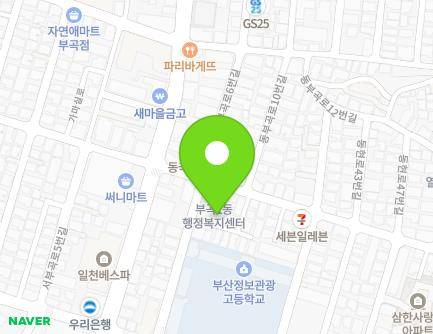 33-3 Dongbugok-ro 6beon-gil, Geumjeong-gu, Busan, Republic of Korea Map