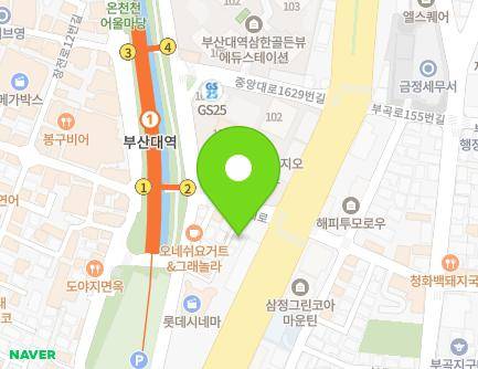 26-16 Bugogoncheoncheon-ro, Geumjeong-gu, Busan, Republic of Korea Map