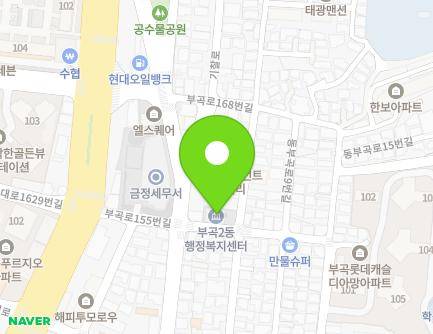 7 Bugok-ro 156beon-gil, Geumjeong-gu, Busan, Republic of Korea Map