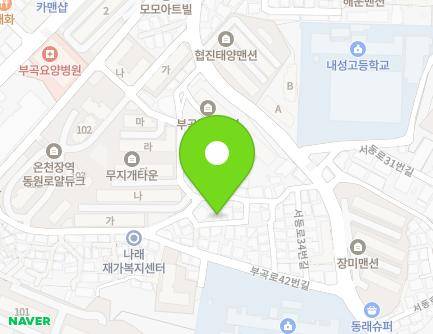 15-12 Seodong-ro 34beon-gil, Geumjeong-gu, Busan, Republic of Korea Map