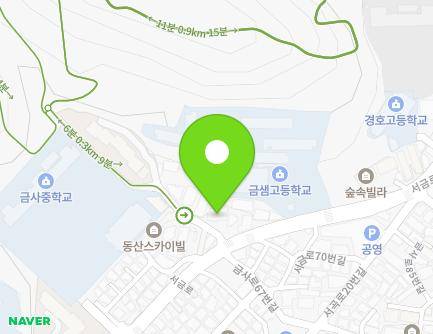 4 Seogeum-ro 67beon-gil, Geumjeong-gu, Busan, Republic of Korea Map